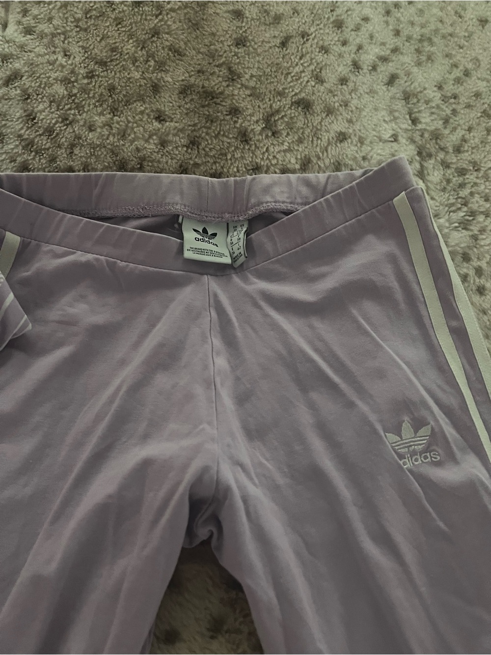 Adidas Tee & Track Pants — Light Purple Two-Piece - Picture 3 of 3